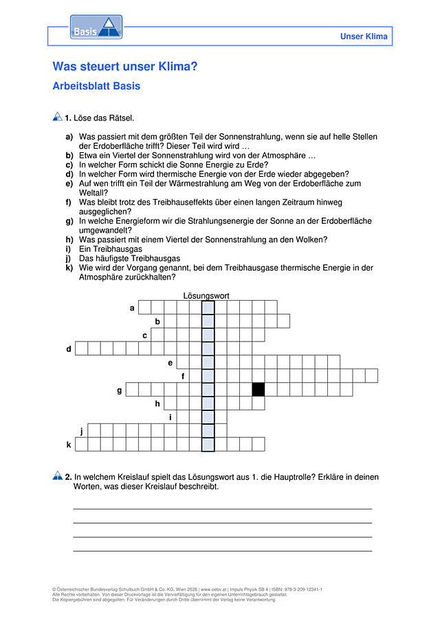 Was steuert unser Klima?