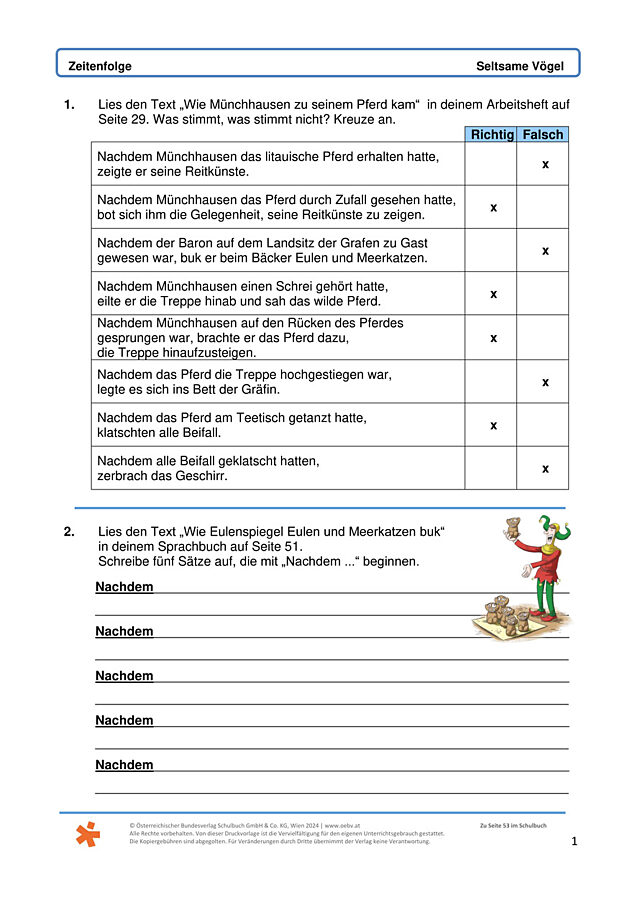 Zeitenfolge
