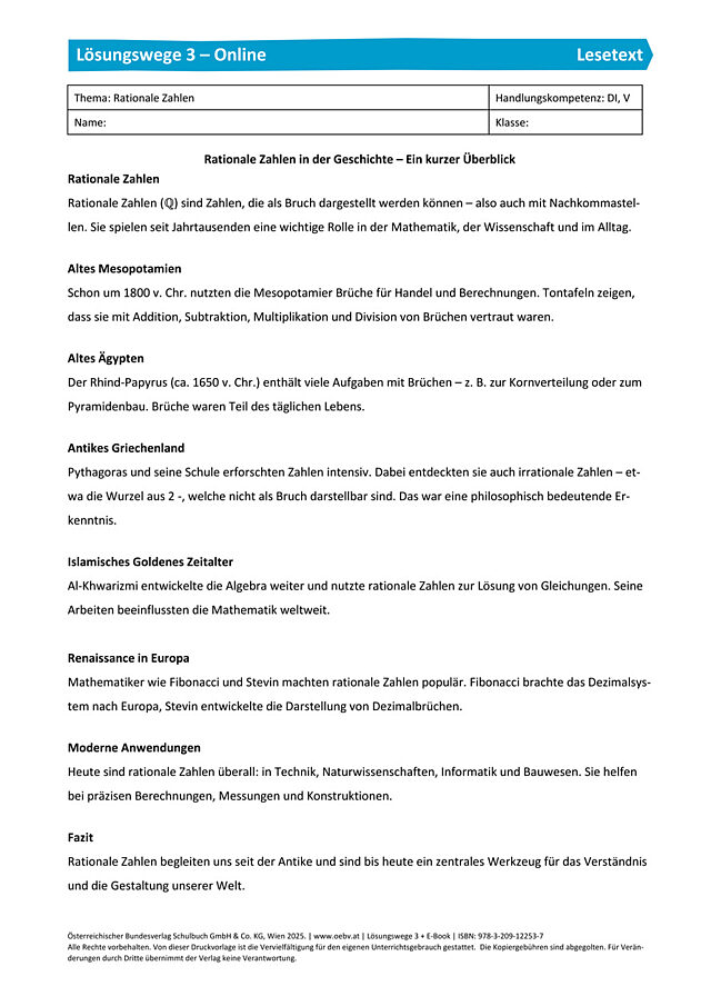 Lesetext 2 - Abschnitt B
