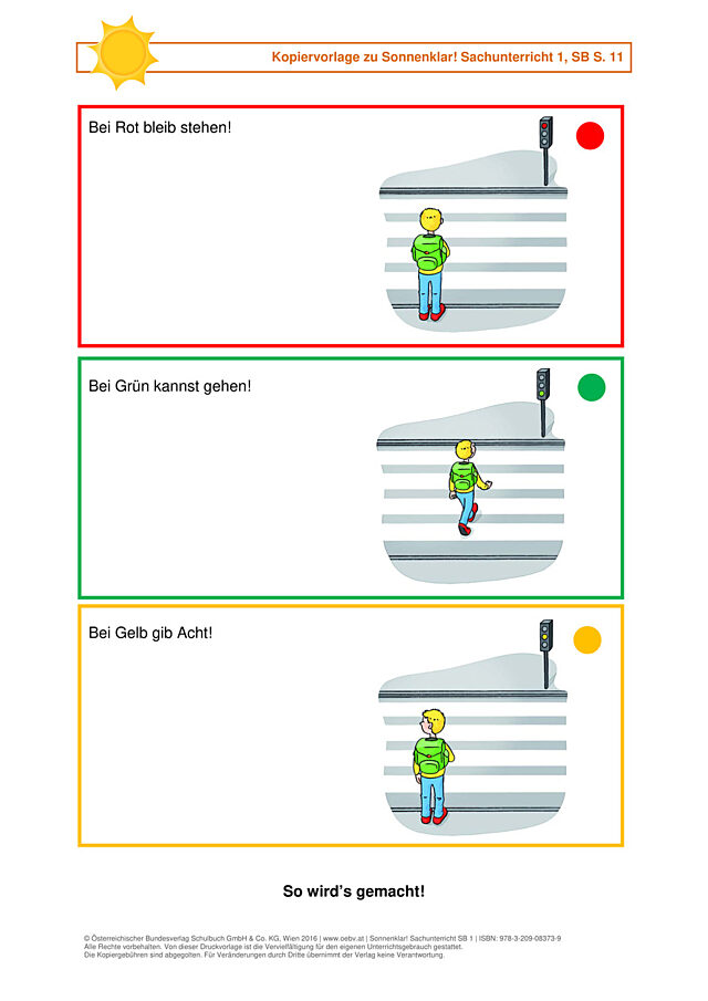 Bei Rot bleib stehen!