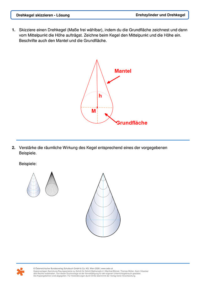 Drehkegel skizzieren