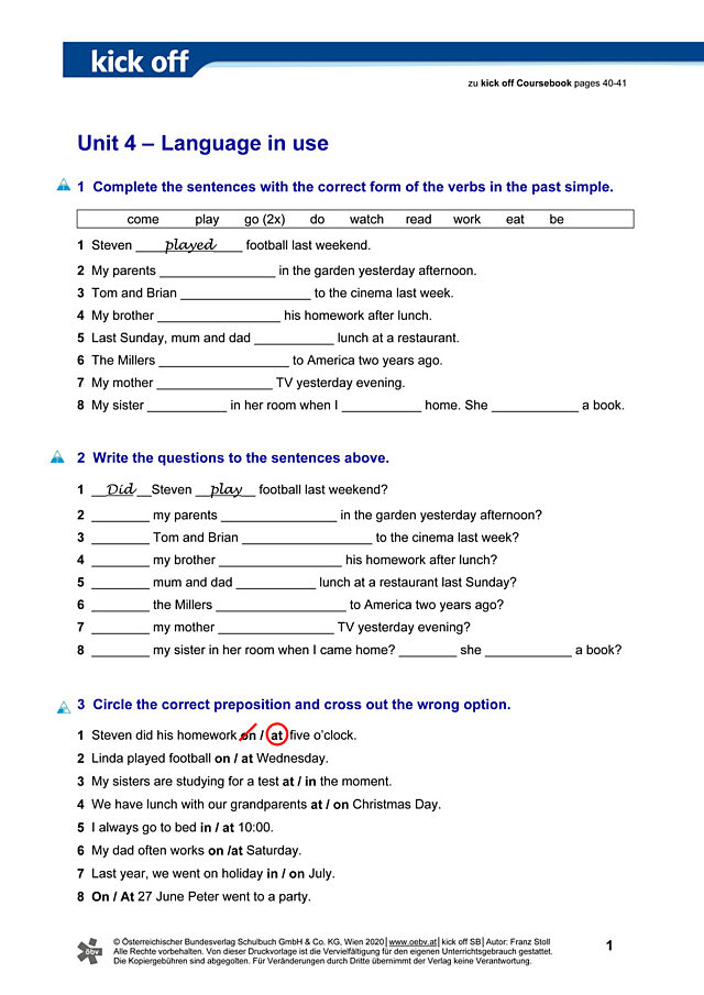 Language in use