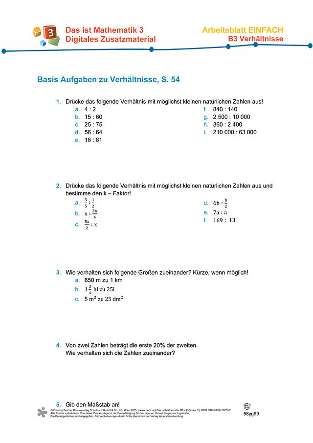 Verhältnisse