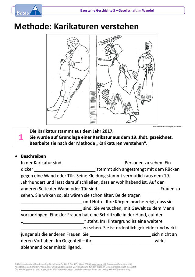 Methode: Karikaturen verstehen