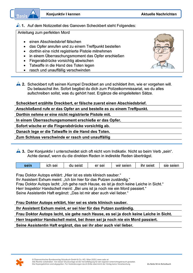 Konjunktiv I kennen