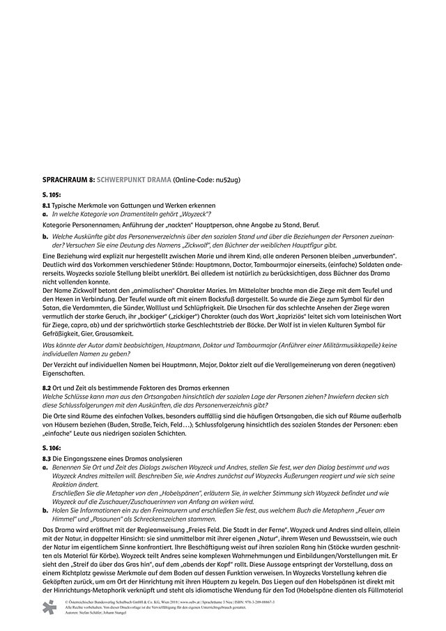 Schwerpunkt Drama – „Bühne für Konflikte“