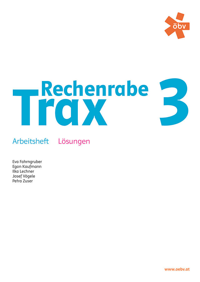 Rechenrabe Trax 3, Arbeitsheft