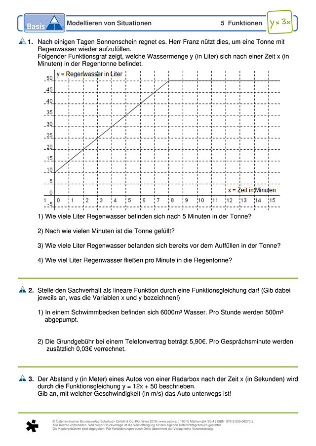 Modellieren von Situationen