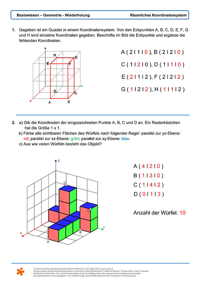 Basiswissen – Geometrie - Wiederholung