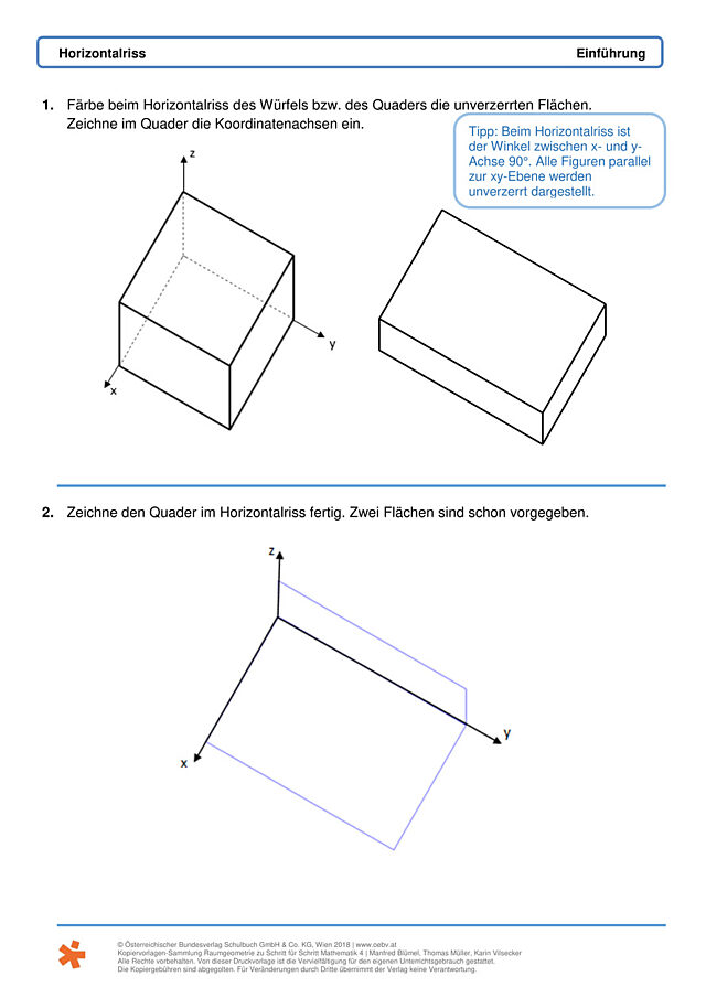 Horizontalriss
