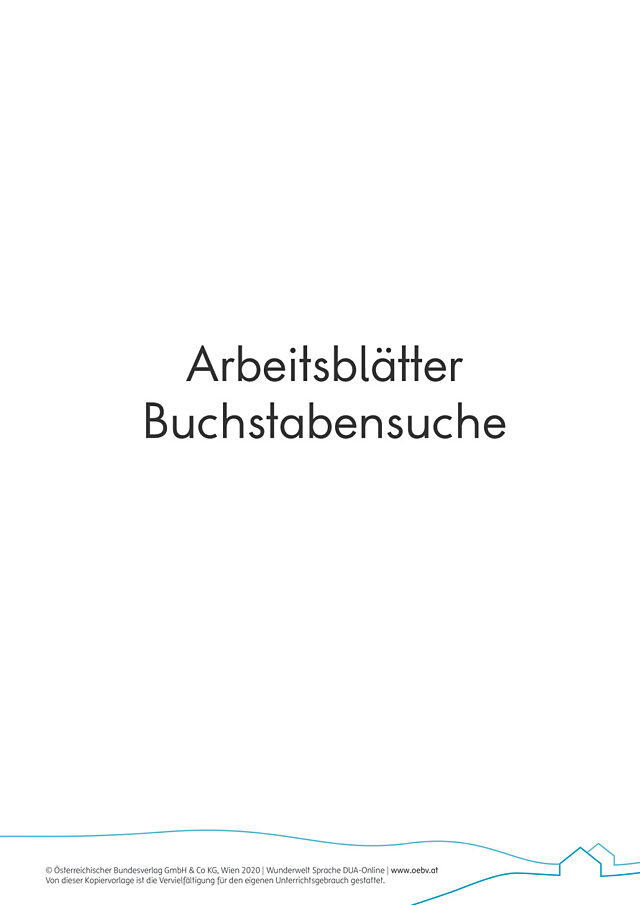 Buchstabensuche