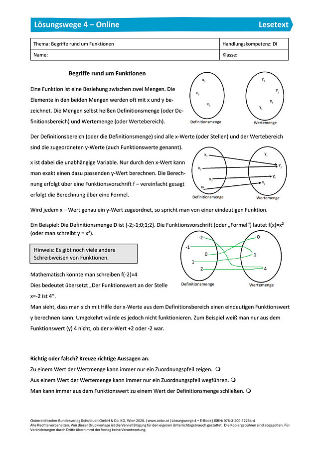 Lesetext 1 - Abschnitt G