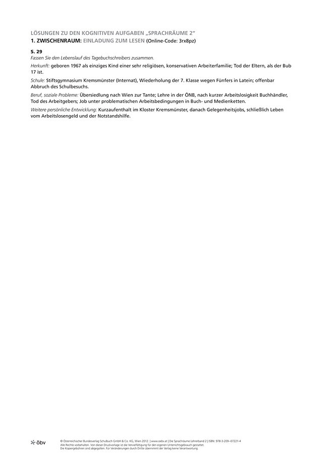 Einladung zum Lesen