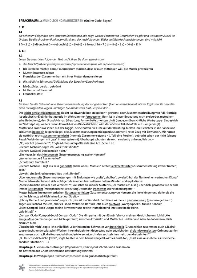 Mündlich kommunizieren