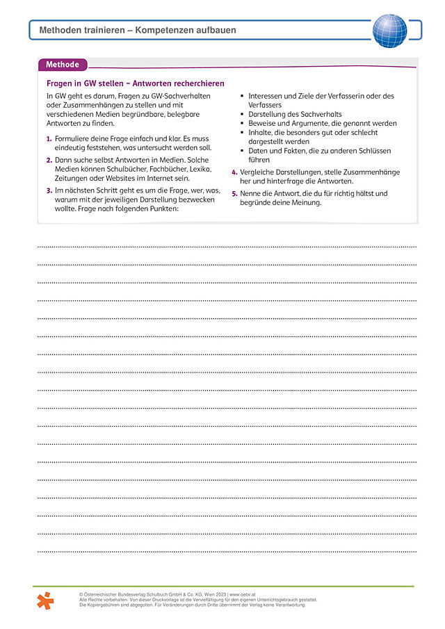 Fragen in GW stellen - Antworten recherchieren