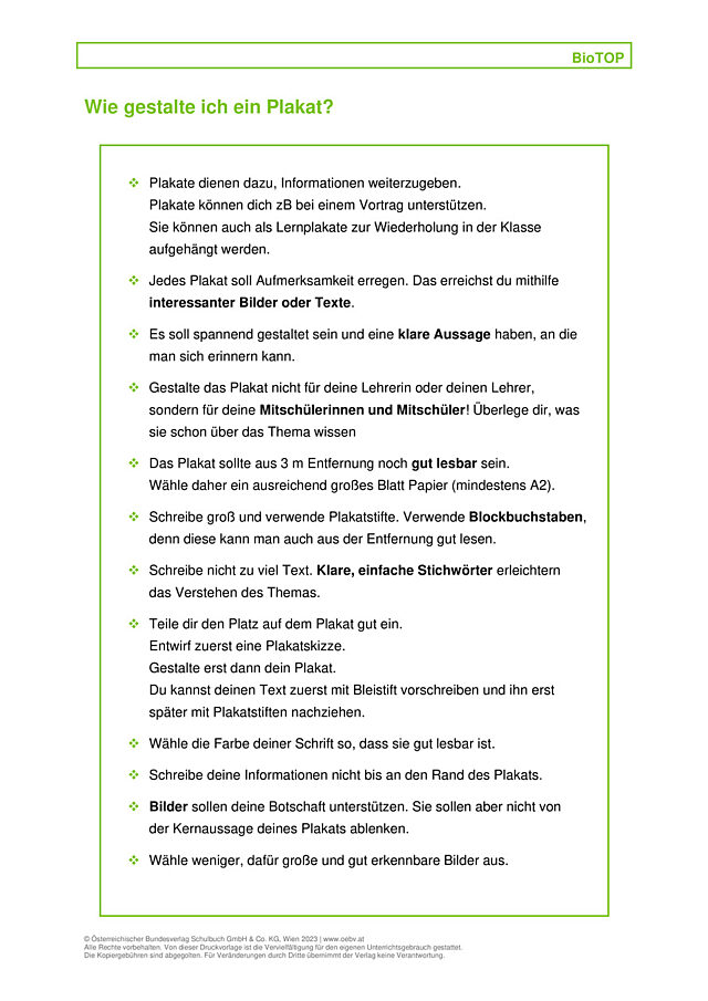 Methode: Plakat