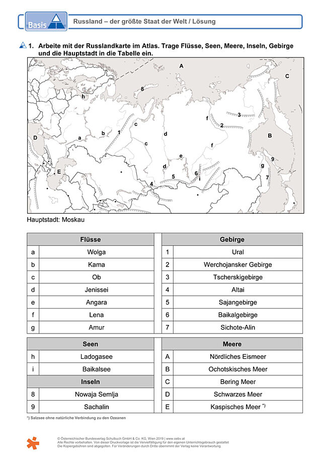 Russland - der größte Staat der Welt