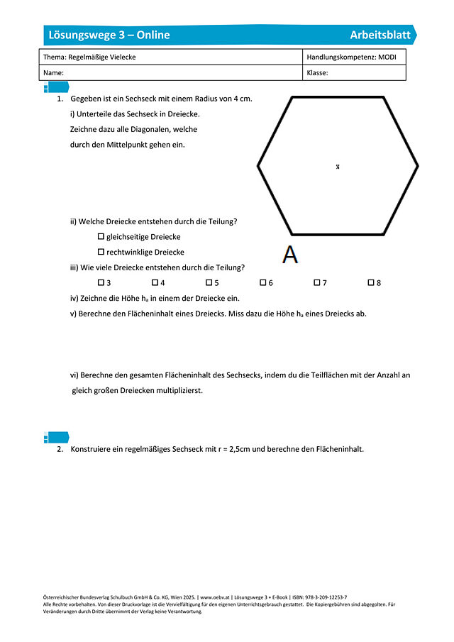 Regelmäßige Vielecke 1