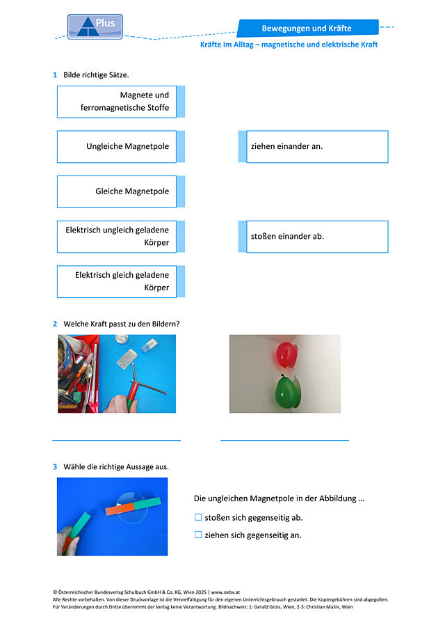 Magnetische und elektrische Kraft
