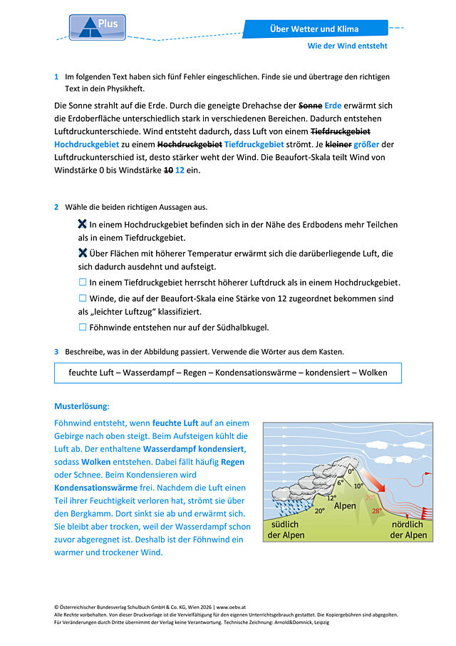 Wie der Wind entsteht