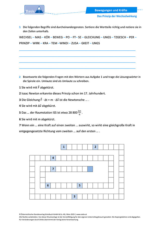 Das Prinzip der Wechselwirkung