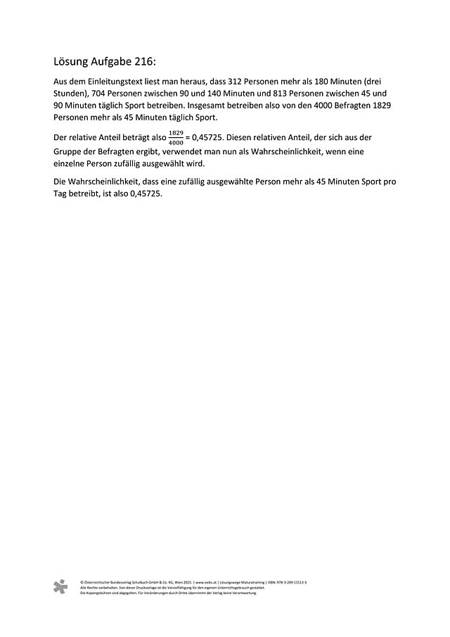 zu Aufgabe 216