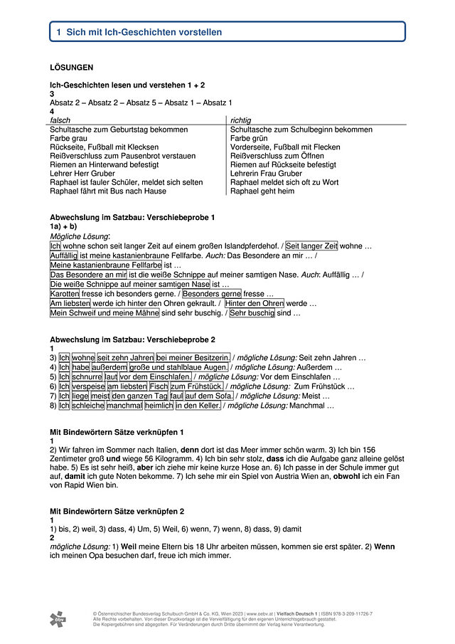 Lösungen Kapitel 1