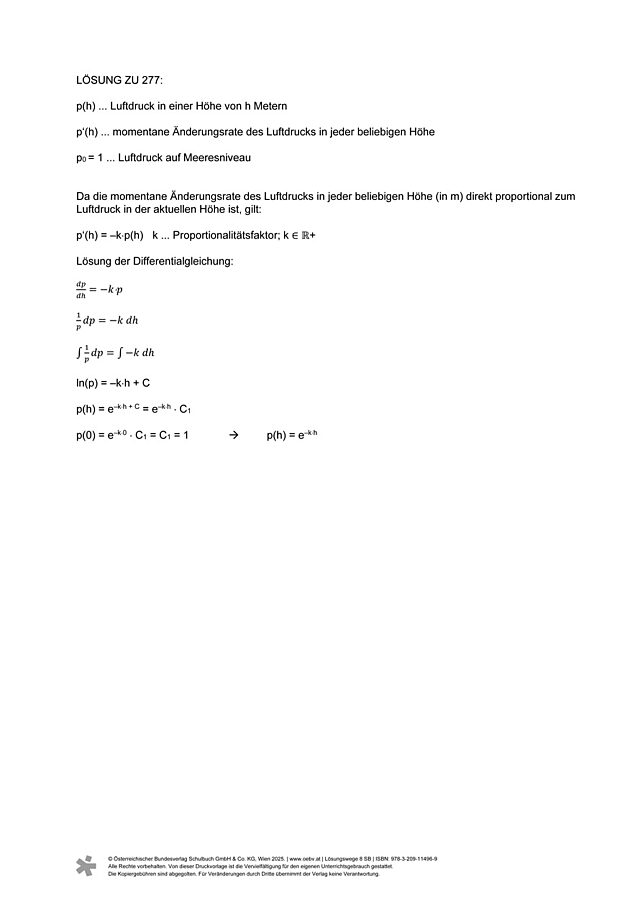 Lösung zu 277