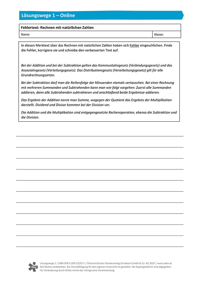Fehlertext
