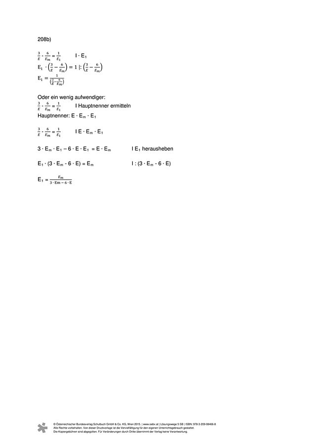Beispiel 208 b