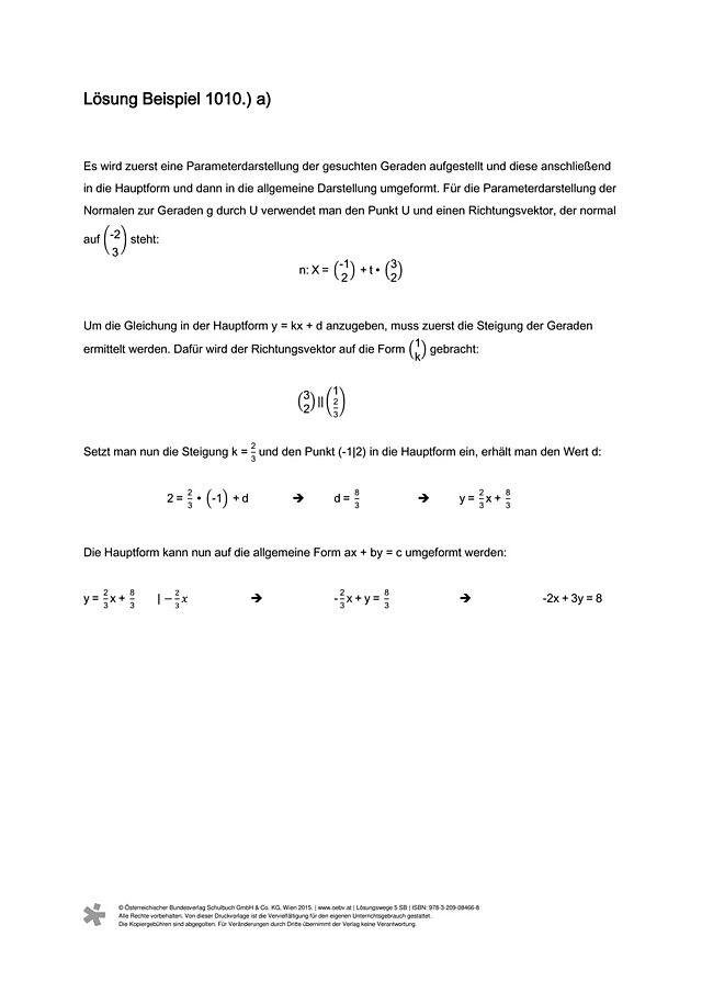 Beispiel 1010 a