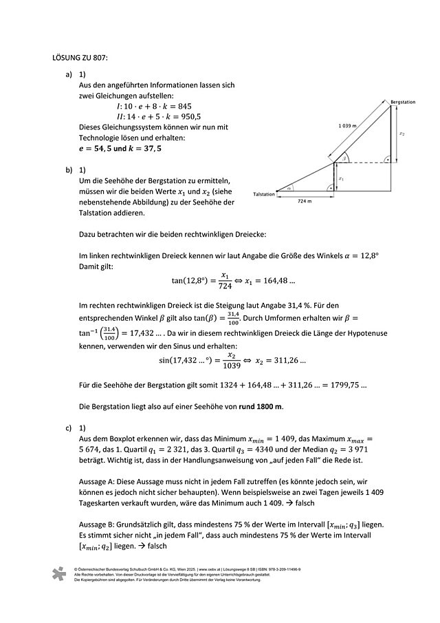 Lösung zu 807