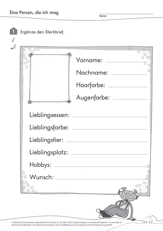 Eine Person, die ich mag