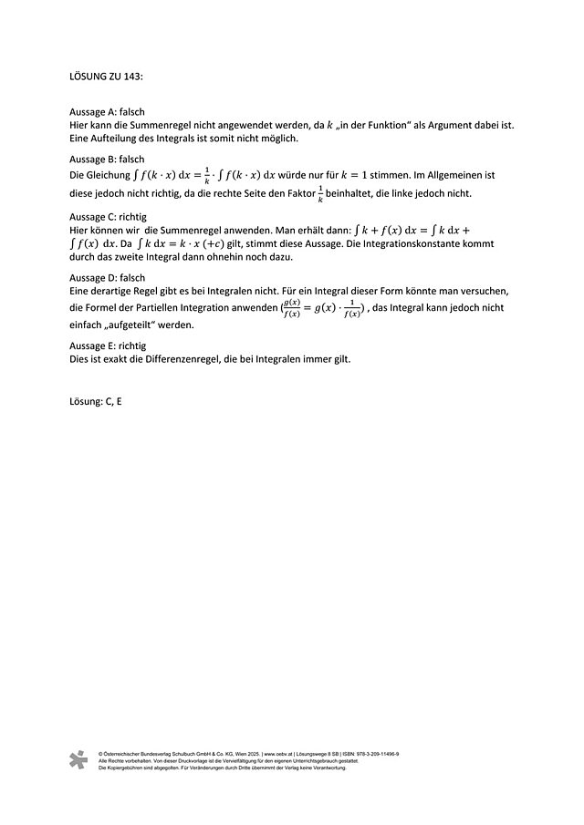 Lösung zu 143