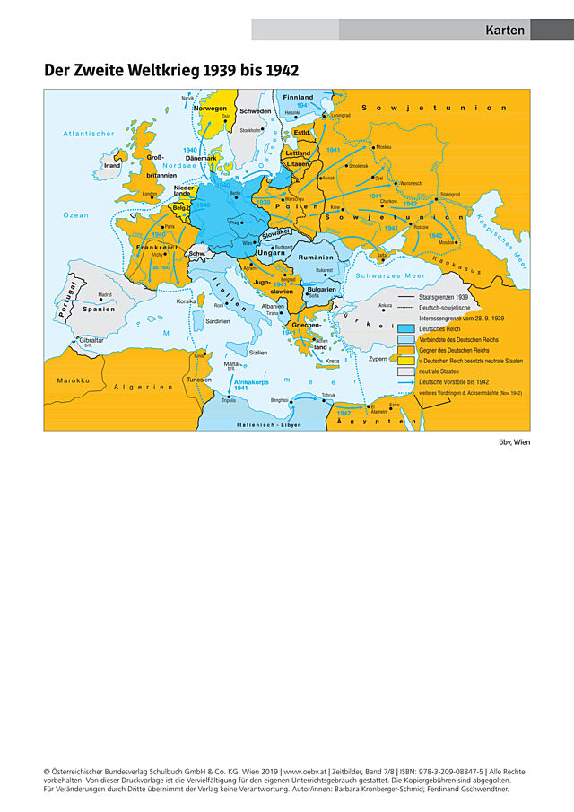 Der Zweite Weltkrieg 1939 bis 1942