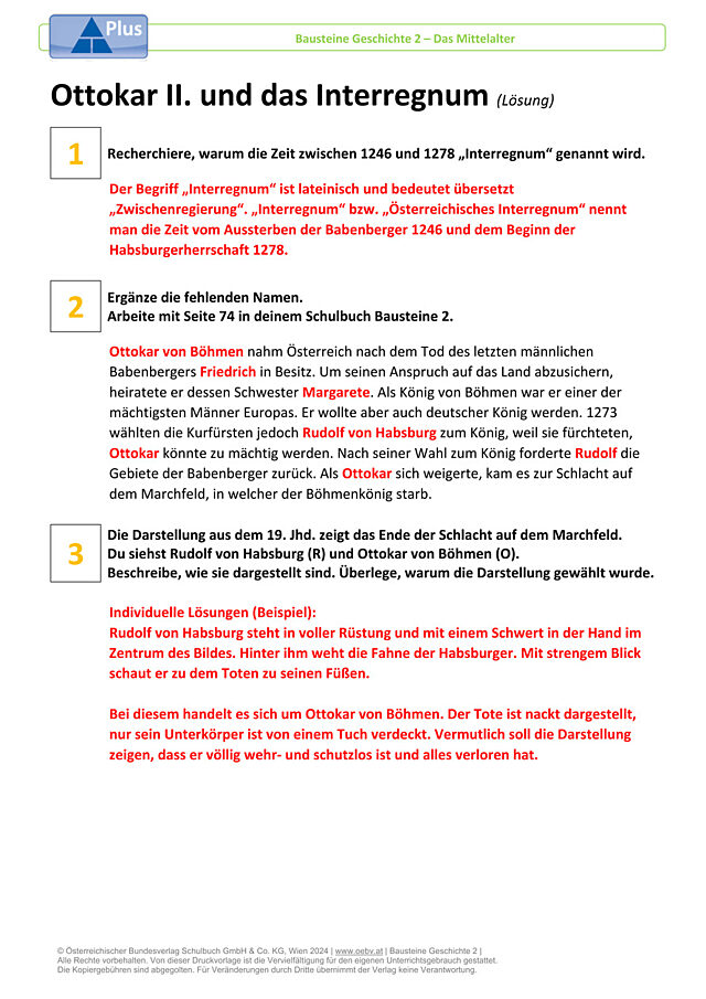 Ottokar II. und das Interregnum