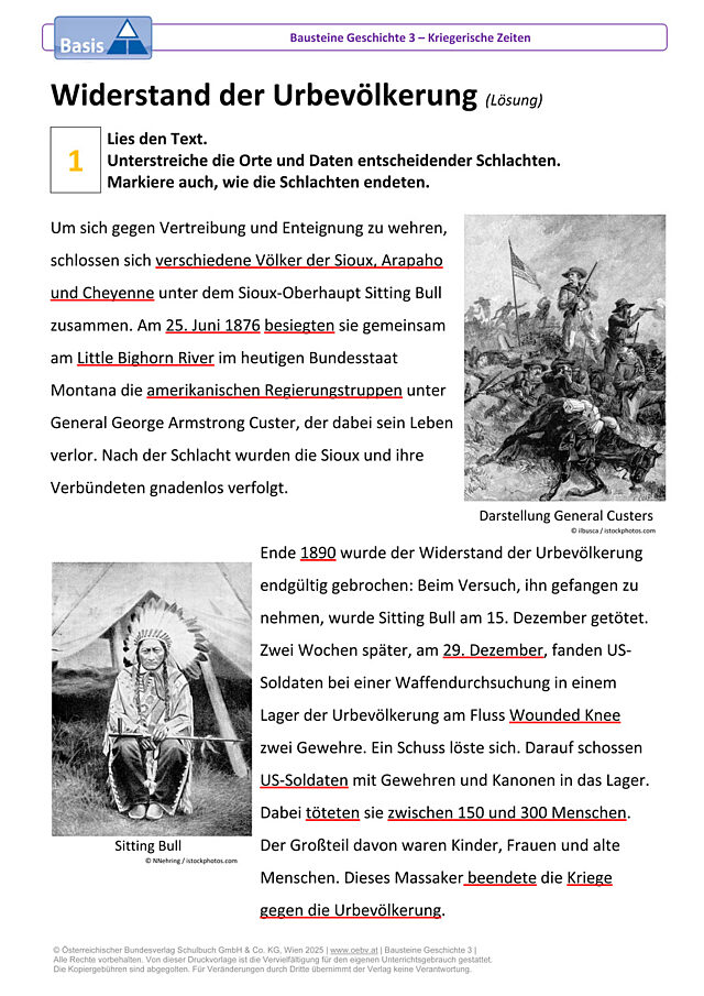Widerstand der Urbevölkerung