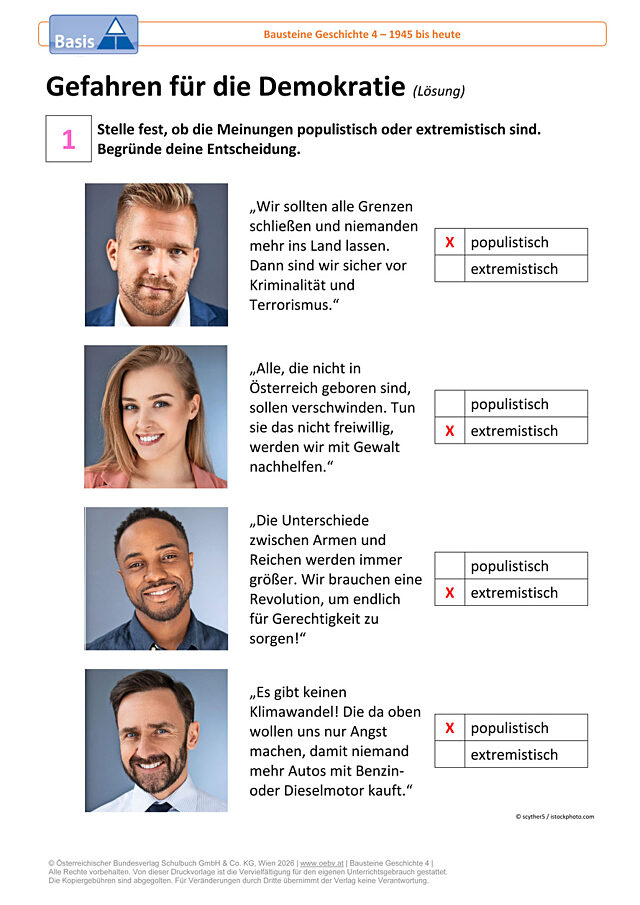 Gefahren für die Demokratie