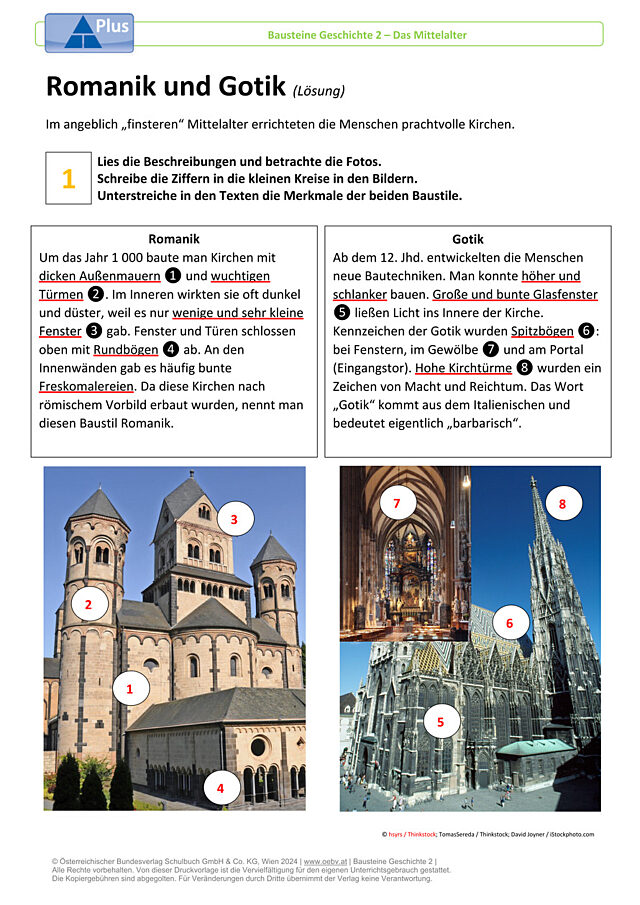 Romanik und Gotik