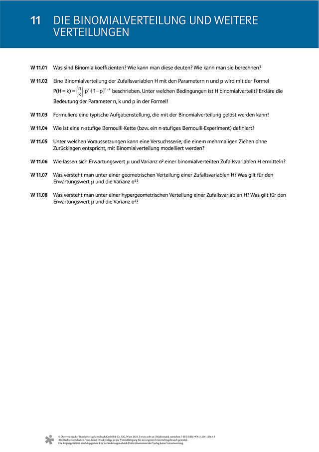 Kapitel 11: Fragen zum Grundwissen