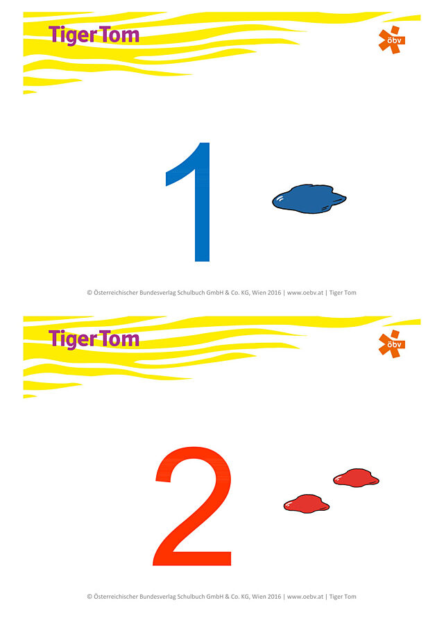 Tafelbilder 11 bis 14 (bunt)