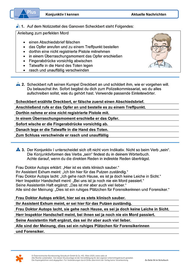 Konjunktiv I kennen