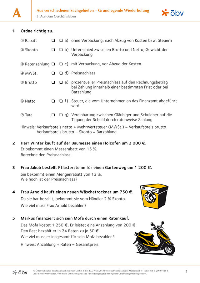 3. Aus dem Geschäftsleben