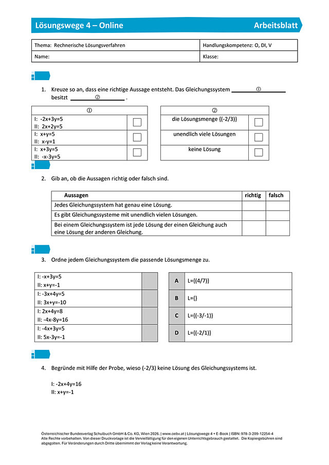 Gecheckt: Rechnerisches Lösungsverfahren