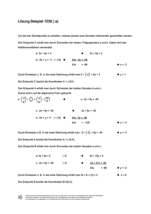 Beispiel 1036 a