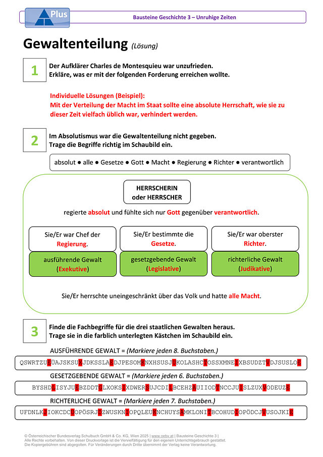 Gewaltenteilung