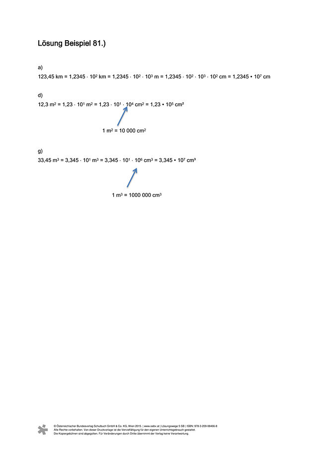 Beispiel 81 a, d, g