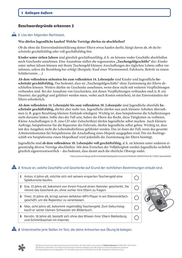 Beschwerdegründe erkennen 3