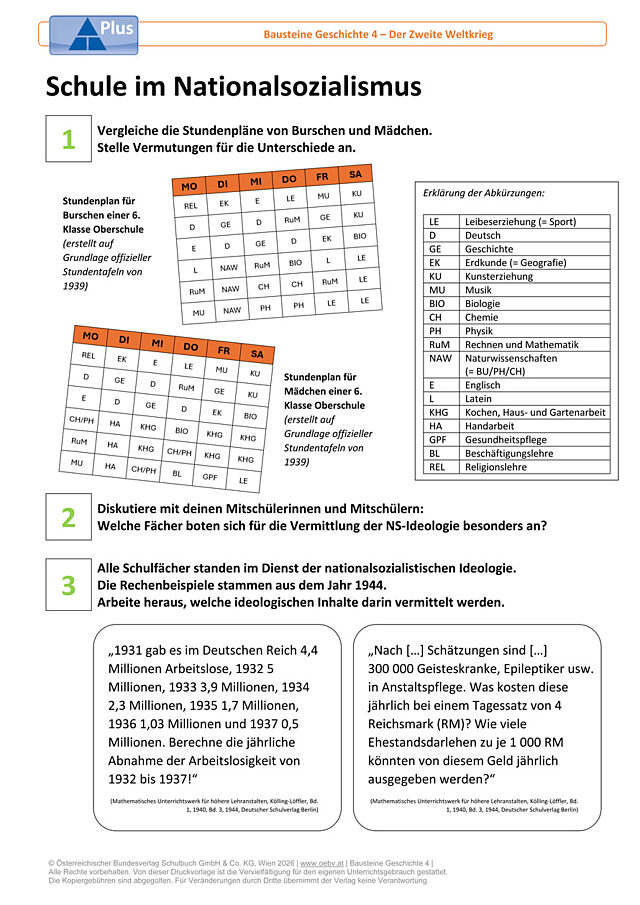 Schule im Nationalsozialismus