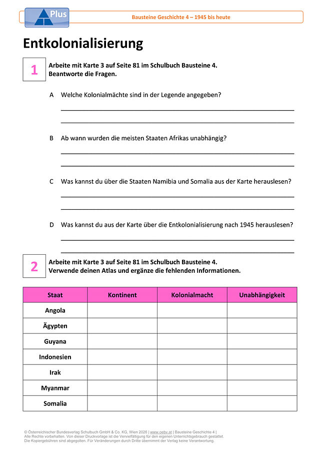 Entkolonialisierung